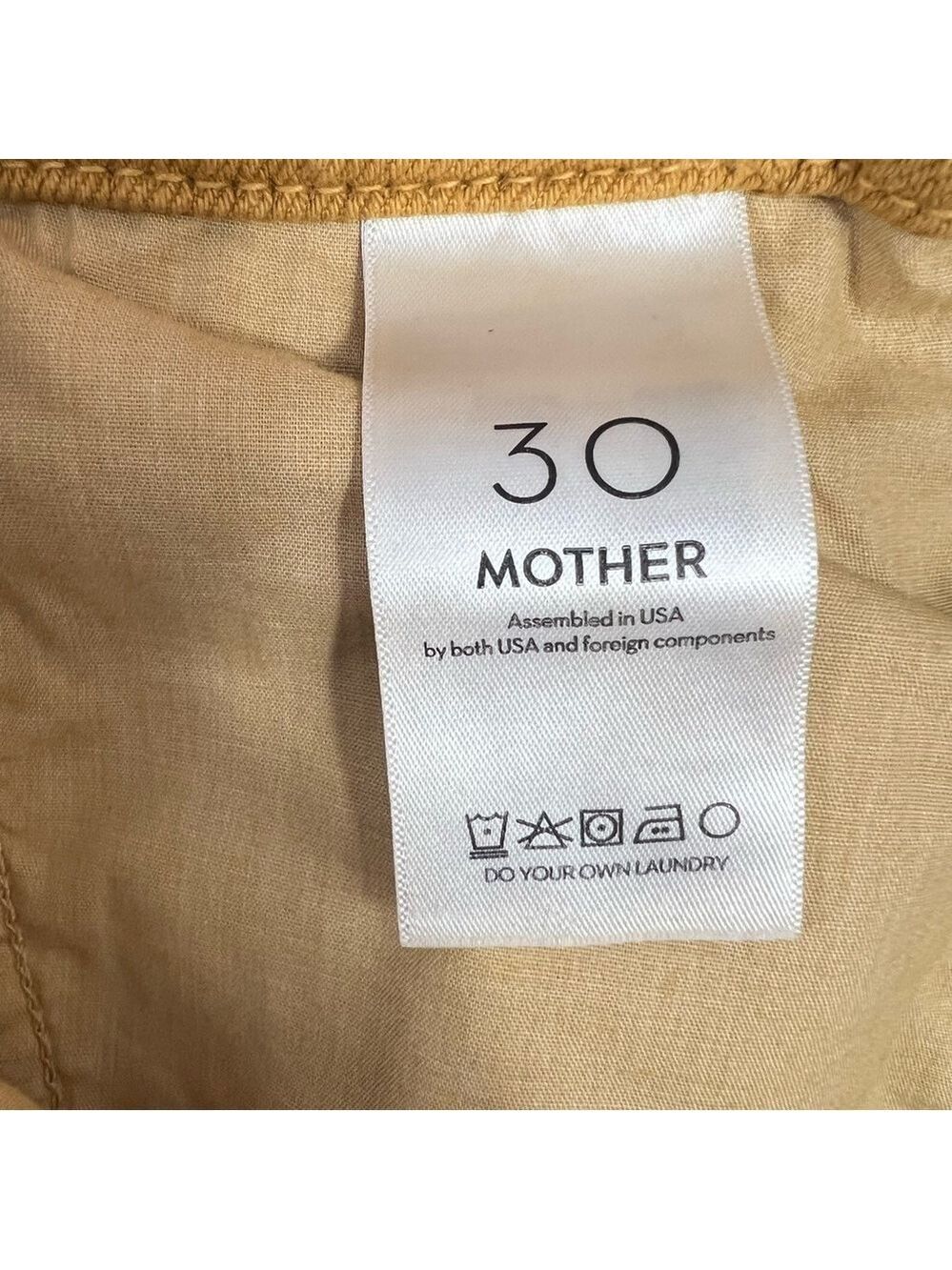 Mother The Munchie Nerdy Cargo Pants High Rise Wide Leg Sz 30 NWT Wood Thrush - Picture 13 of 16